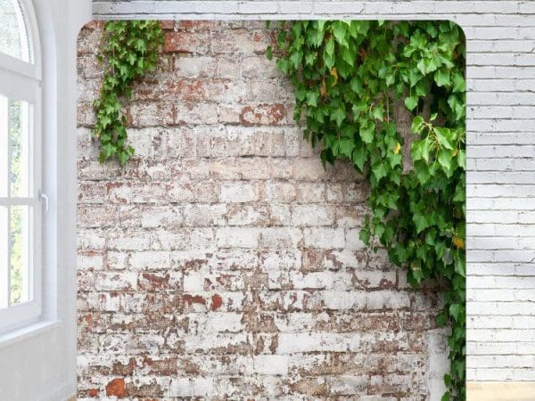 Brick with Greenery Backdrop